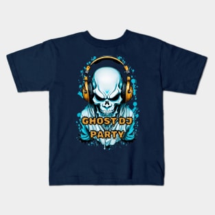 Haloween ghosts DJ party Kids T-Shirt